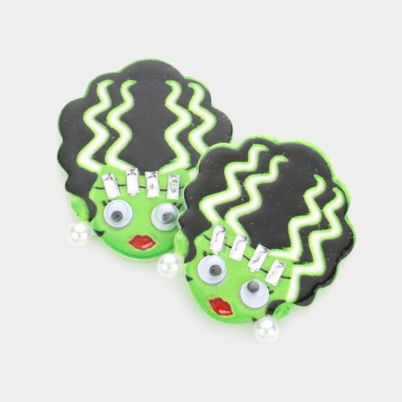 Bride of Frankenstein Earrings - Picture 1 of 1